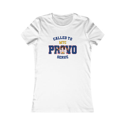 Provo MTC English Old Utah Flag - Ladies' New Favorite Tee