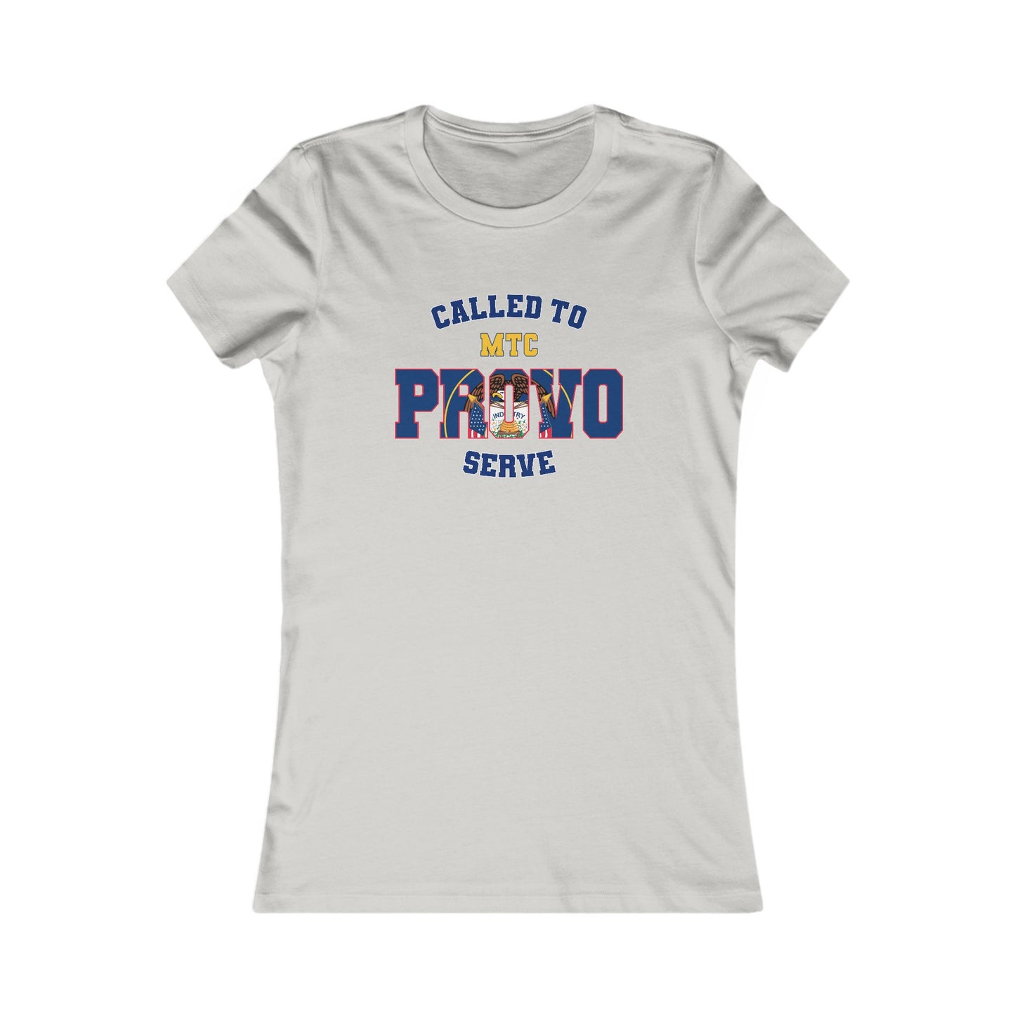 Provo MTC English Old Utah Flag - Ladies' New Favorite Tee
