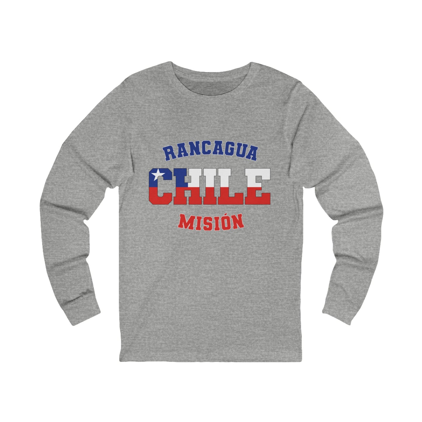 Chile Rancagua Spanish - Unisex Long Sleeve Cotton Jersey