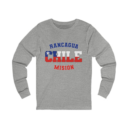 Chile Rancagua Spanish - Unisex Long Sleeve Cotton Jersey