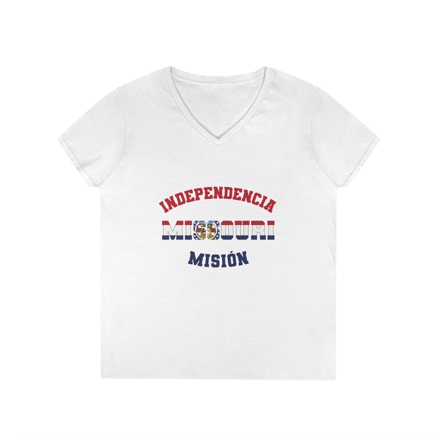 Missouri Independence Spanish - Ladies' V-Neck T-Shirt