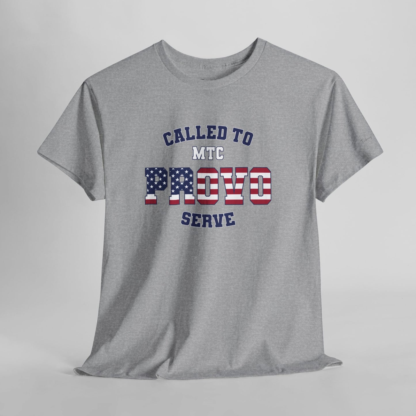 Provo MTC English USA Flag - The Classic P-Day T-Shirt