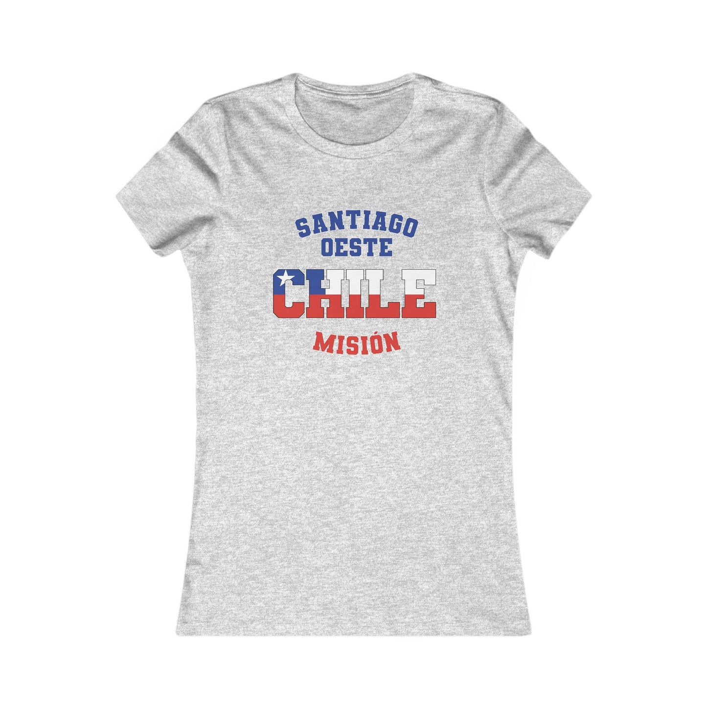 Chile Santiago West Spanish - Ladies' New Favorite Tee