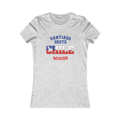 Chile Santiago West Spanish - Ladies' New Favorite Tee