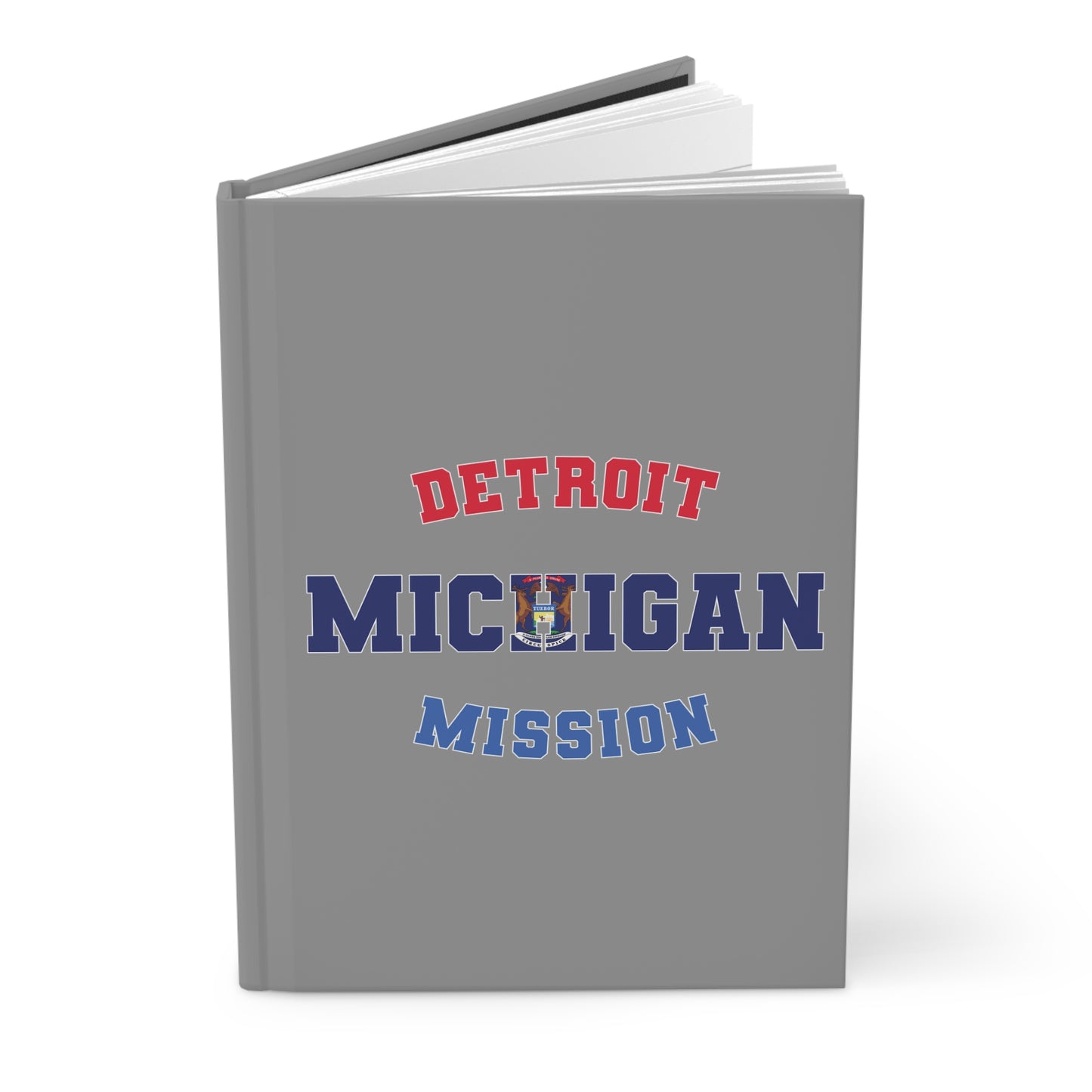 Michigan Detroit English - Hardcover Journal