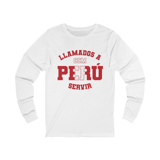 Peru MTC Spanish - Unisex Long Sleeve Cotton Jersey