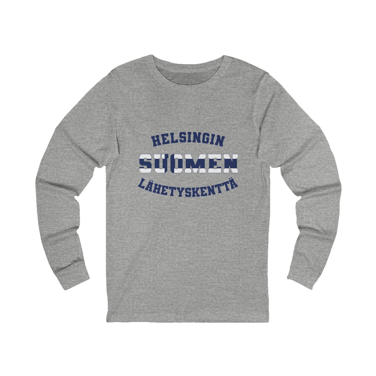 Finland Helsinki Finnish - Unisex Long Sleeve Cotton Jersey