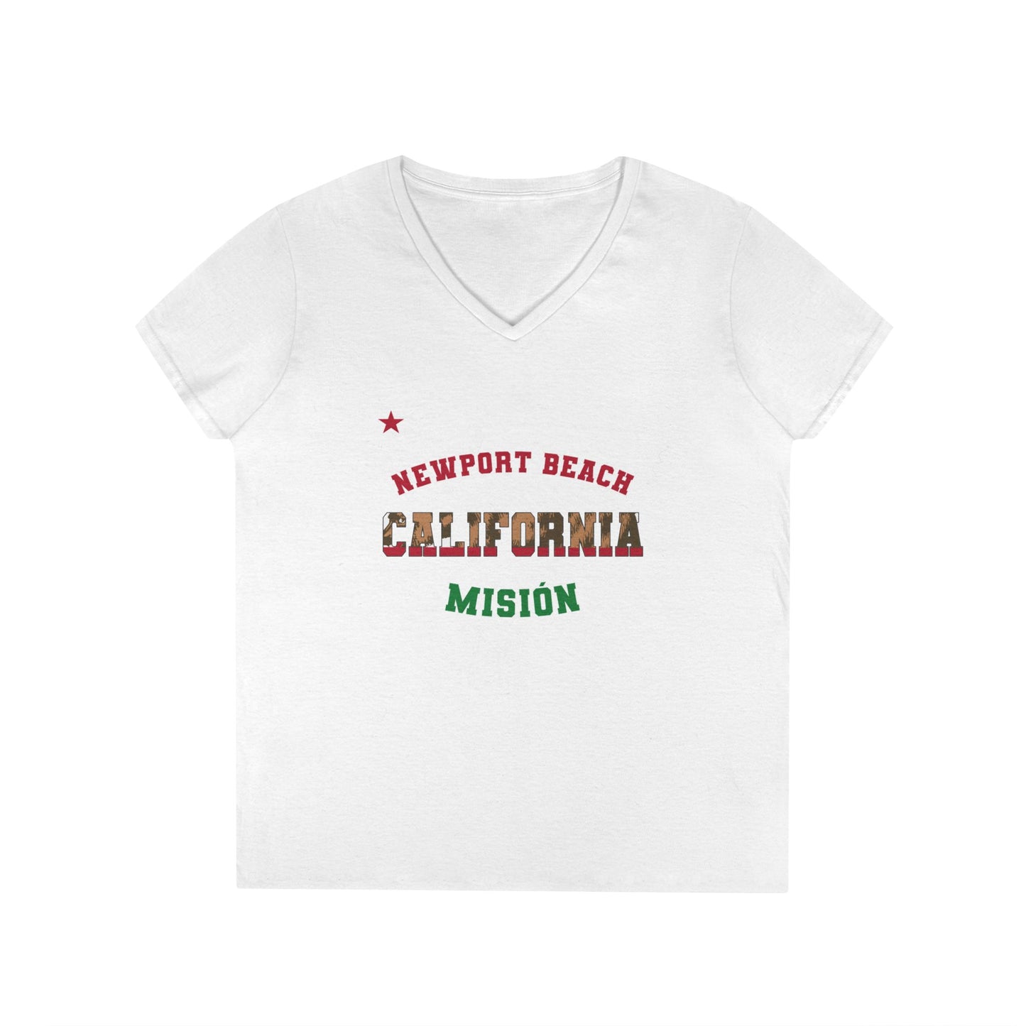 California Newport Beach Spanish - Ladies' V-Neck T-Shirt