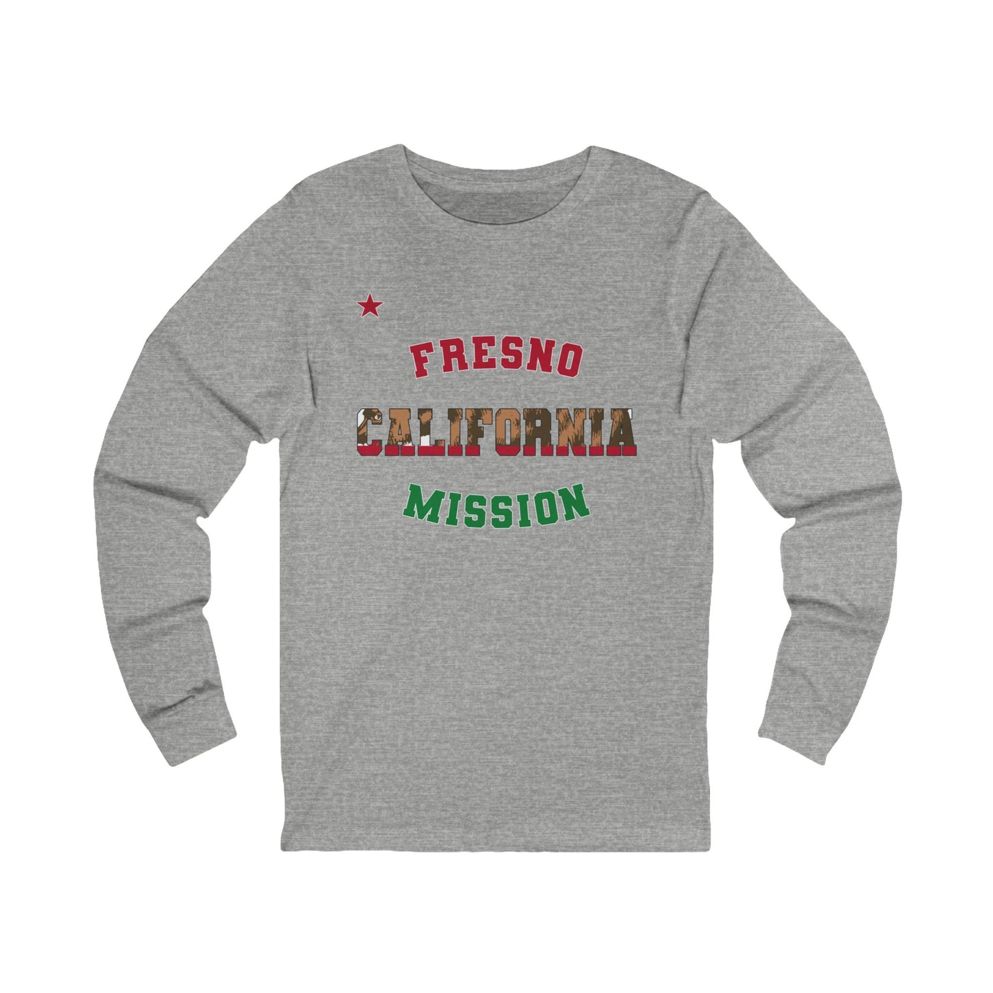 California Fresno English - Unisex Long Sleeve Cotton Jersey