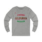 California Fresno English - Unisex Long Sleeve Cotton Jersey