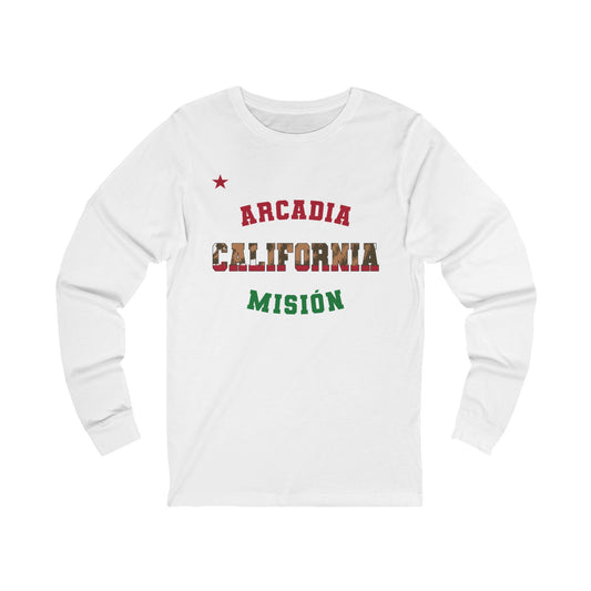 California Arcadia Spanish - Unisex Long Sleeve Cotton Jersey