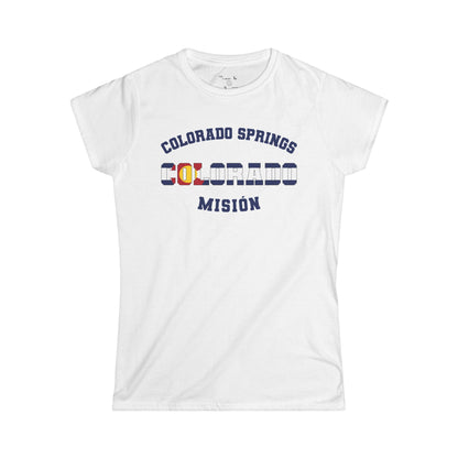 Colorado Colorado Springs Spanish - The Classic P-Day Tee for Ladies