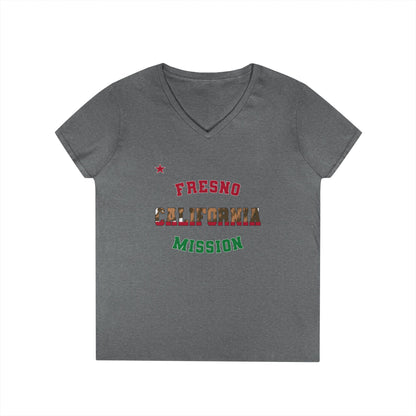 California Fresno English - Ladies' V-Neck T-Shirt
