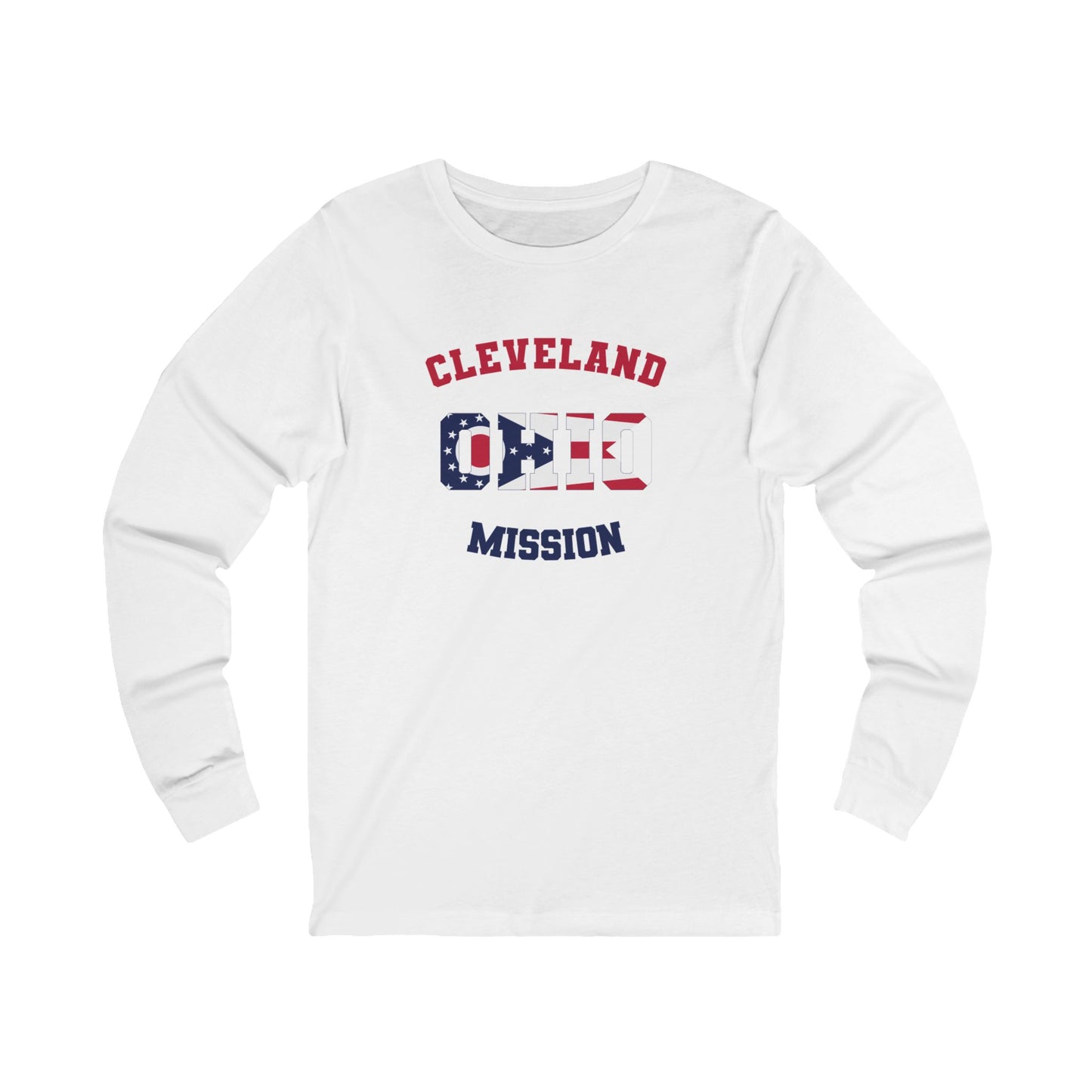 Ohio Cleveland English - Unisex Long Sleeve Cotton Jersey