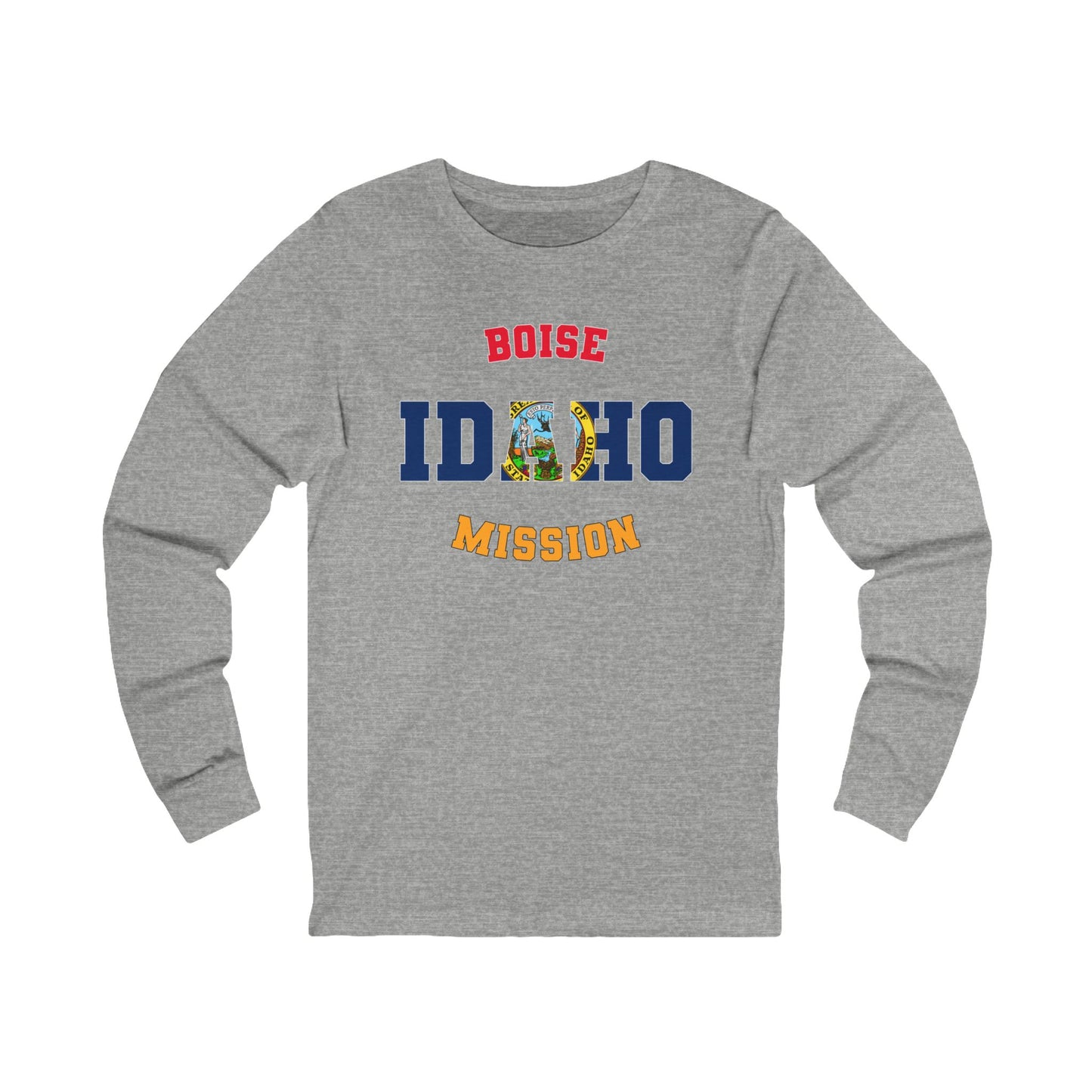 Idaho Boise English - Unisex Long Sleeve Cotton Jersey