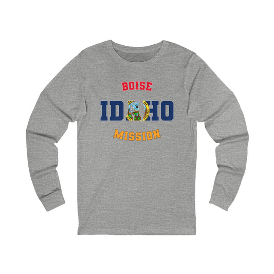 Idaho Boise English - Unisex Long Sleeve Cotton Jersey