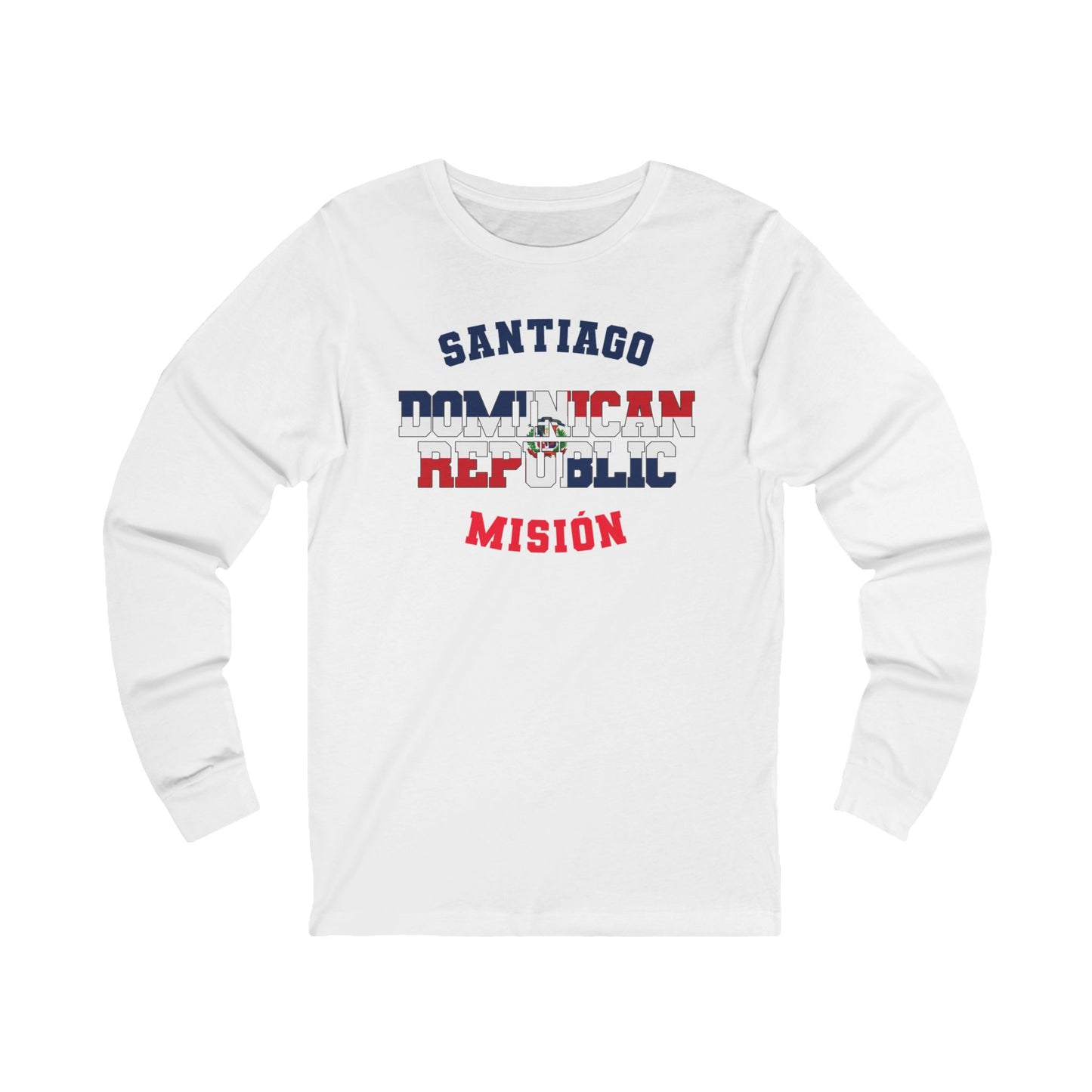 Dominican Republic Santiago Spanish - Unisex Long Sleeve Cotton Jersey