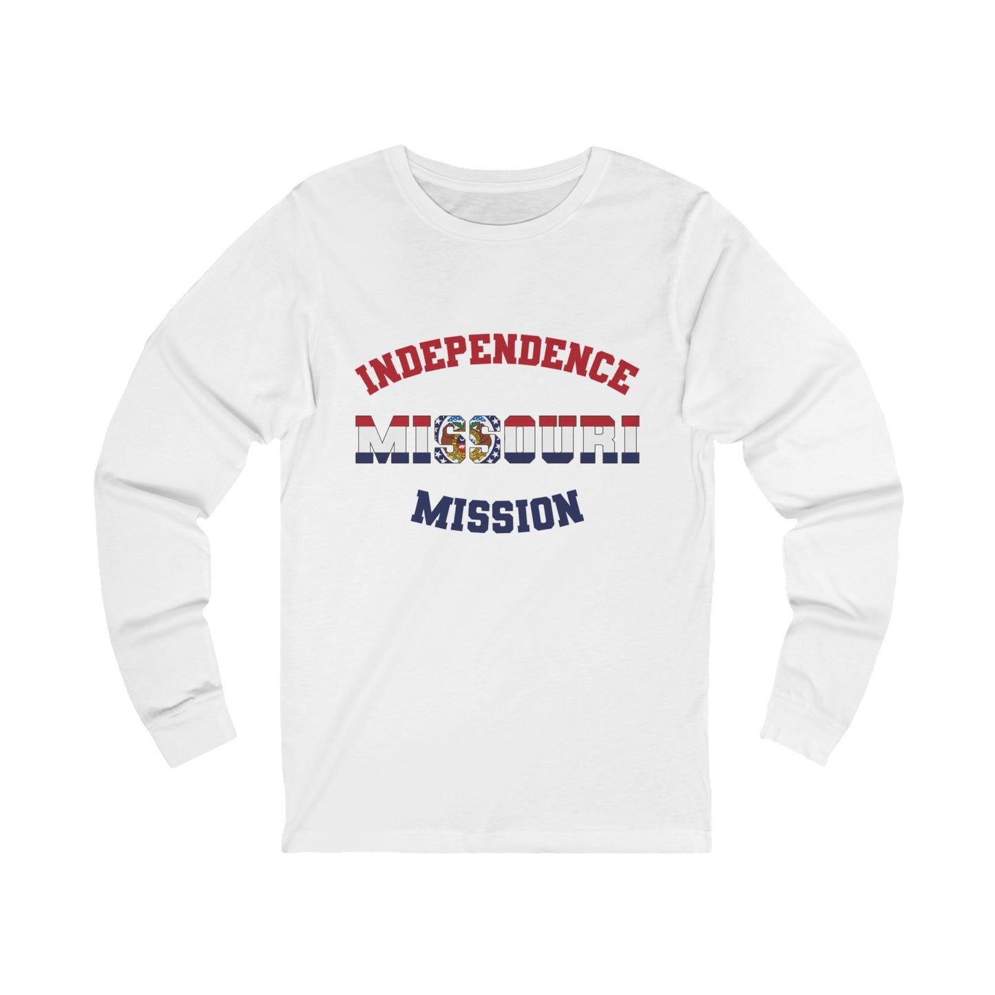 Missouri Independence English - Unisex Long Sleeve Cotton Jersey