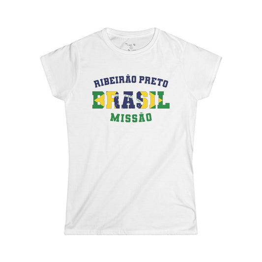 Brazil Ribeirao Preto Portuguese - The Classic P-Day Tee for Ladies