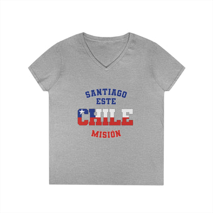 Chile Santiago East Spanish - Ladies' V-Neck T-Shirt