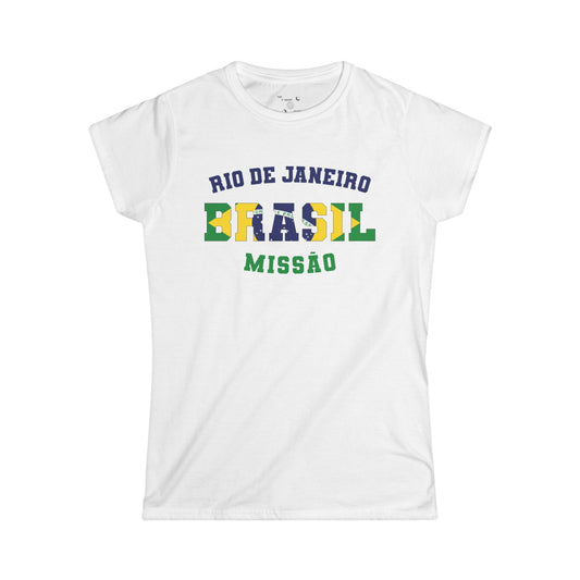Brazil Rio de Janeiro Portuguese - The Classic P-Day Tee for Ladies