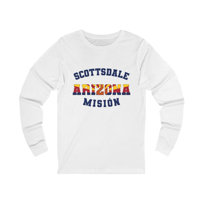 Arizona Scottsdale Spanish - Unisex Long Sleeve Cotton Jersey