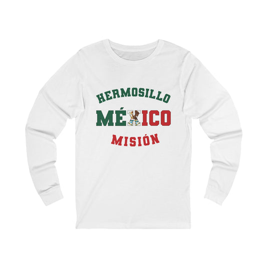 Mexico Hermosillo Spanish - Unisex Long Sleeve Cotton Jersey