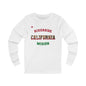 California Riverside Spanish - Unisex Long Sleeve Cotton Jersey
