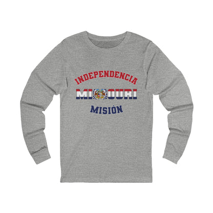 Missouri Independence Spanish - Unisex Long Sleeve Cotton Jersey