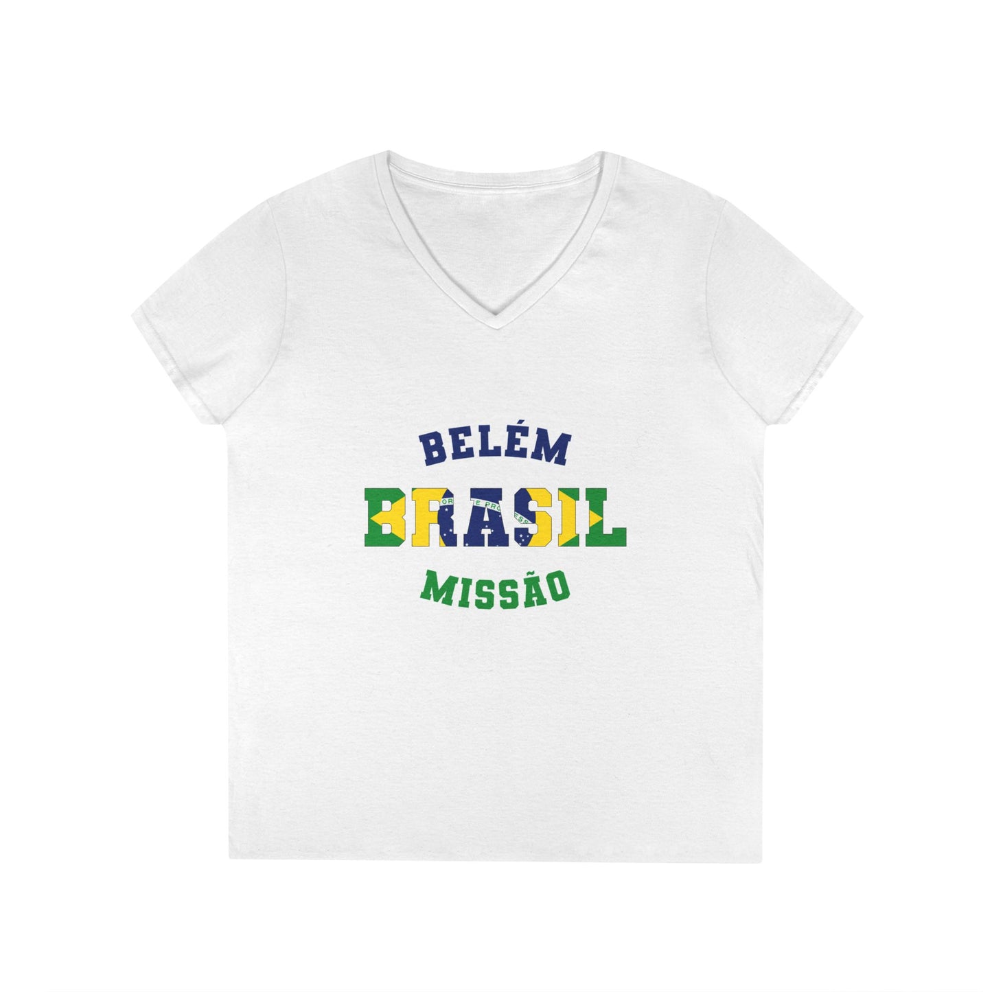 Brazil Belem Portuguese - Ladies' V-Neck T-Shirt