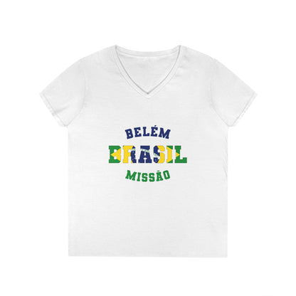 Brazil Belem Portuguese - Ladies' V-Neck T-Shirt