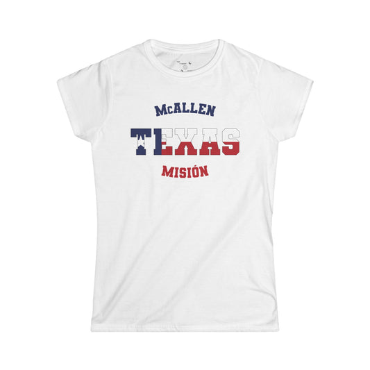 Texas McAllen Spanish - The Classic P-Day Tee for Ladies