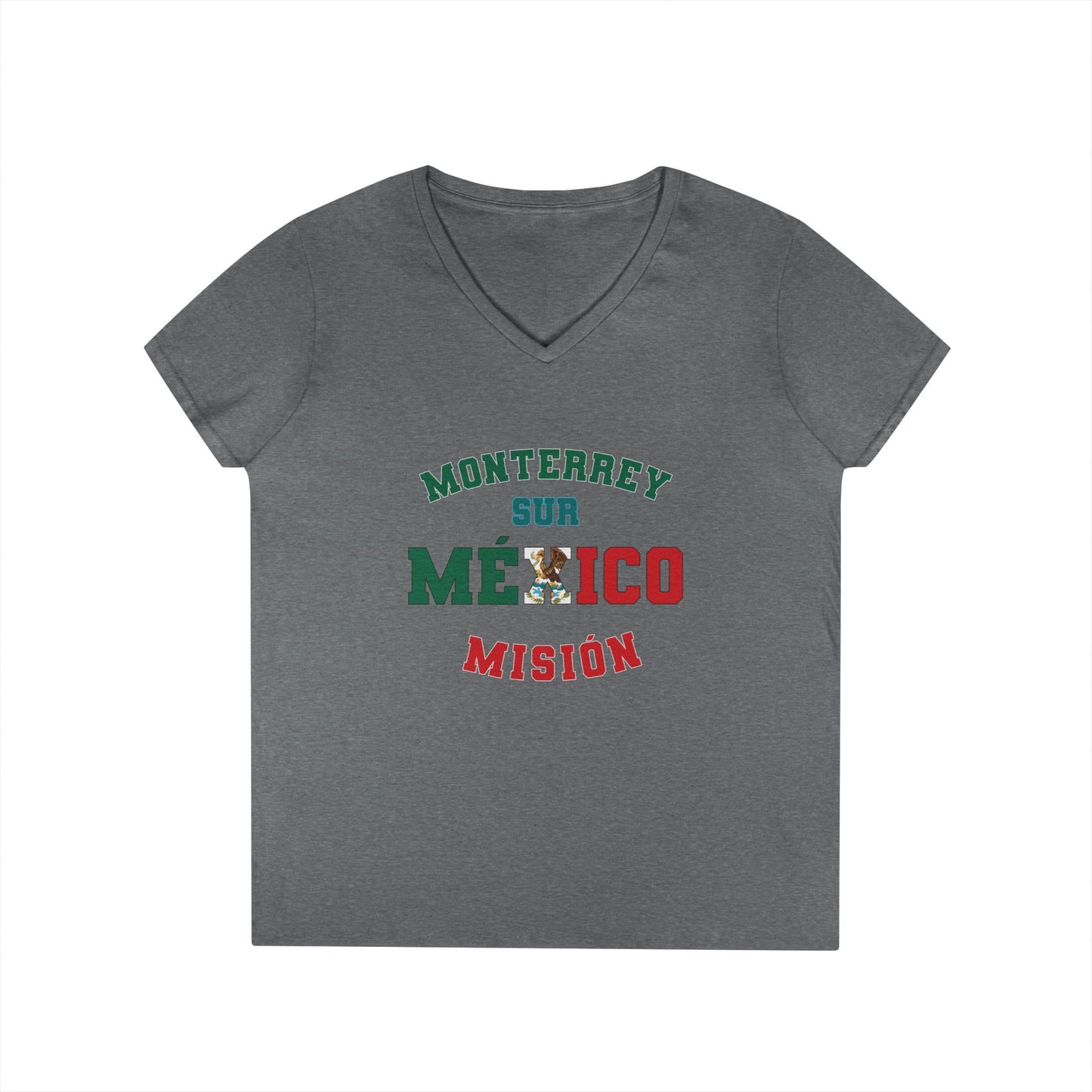 Mexico Monterrey South Spanish - Ladies' V-Neck T-Shirt