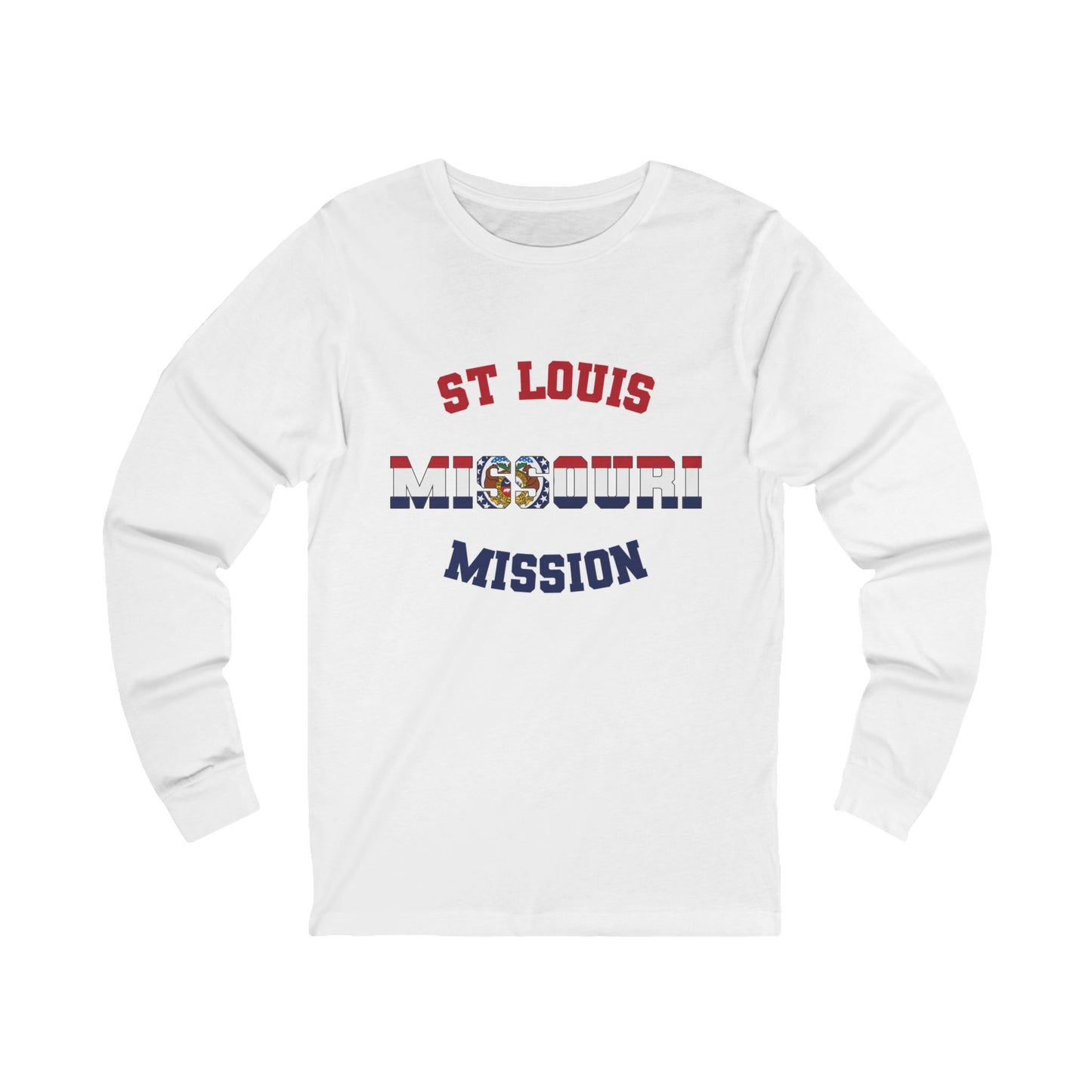 Missouri St Louis English - Unisex Long Sleeve Cotton Jersey
