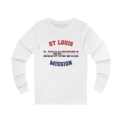 Missouri St Louis English - Unisex Long Sleeve Cotton Jersey