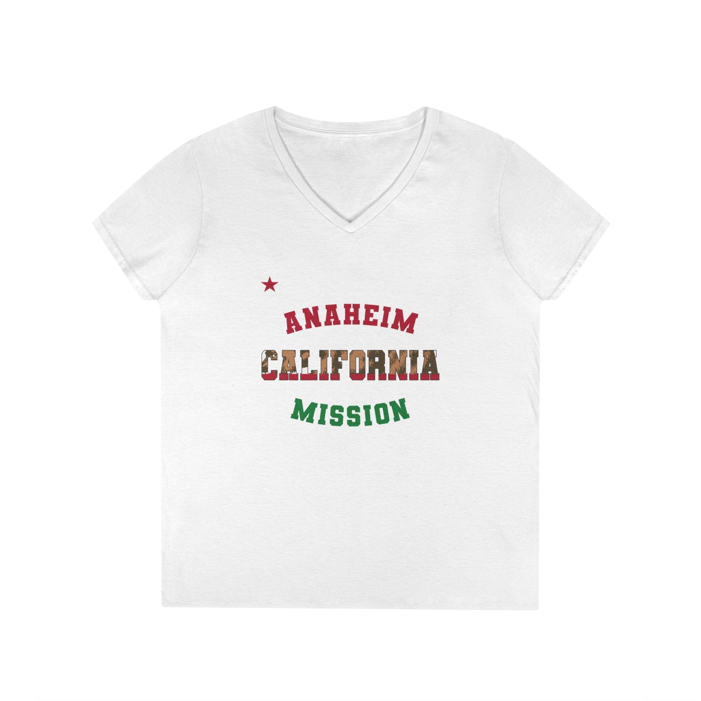 California Anaheim English - Ladies' V-Neck T-Shirt