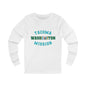 Washington Tacoma English - Unisex Long Sleeve Cotton Jersey