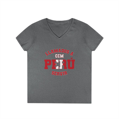 Peru MTC Spanish - Ladies' V-Neck T-Shirt