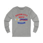 Philippines Quezon City North English - Unisex Long Sleeve Cotton Jersey