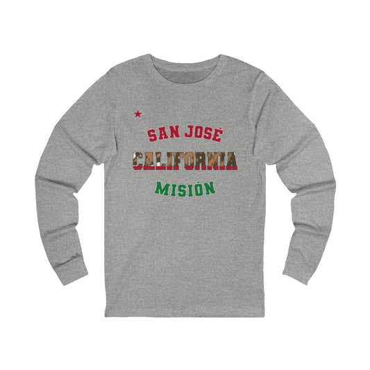 California San Jose Spanish - Unisex Long Sleeve Cotton Jersey