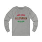 California San Jose Spanish - Unisex Long Sleeve Cotton Jersey