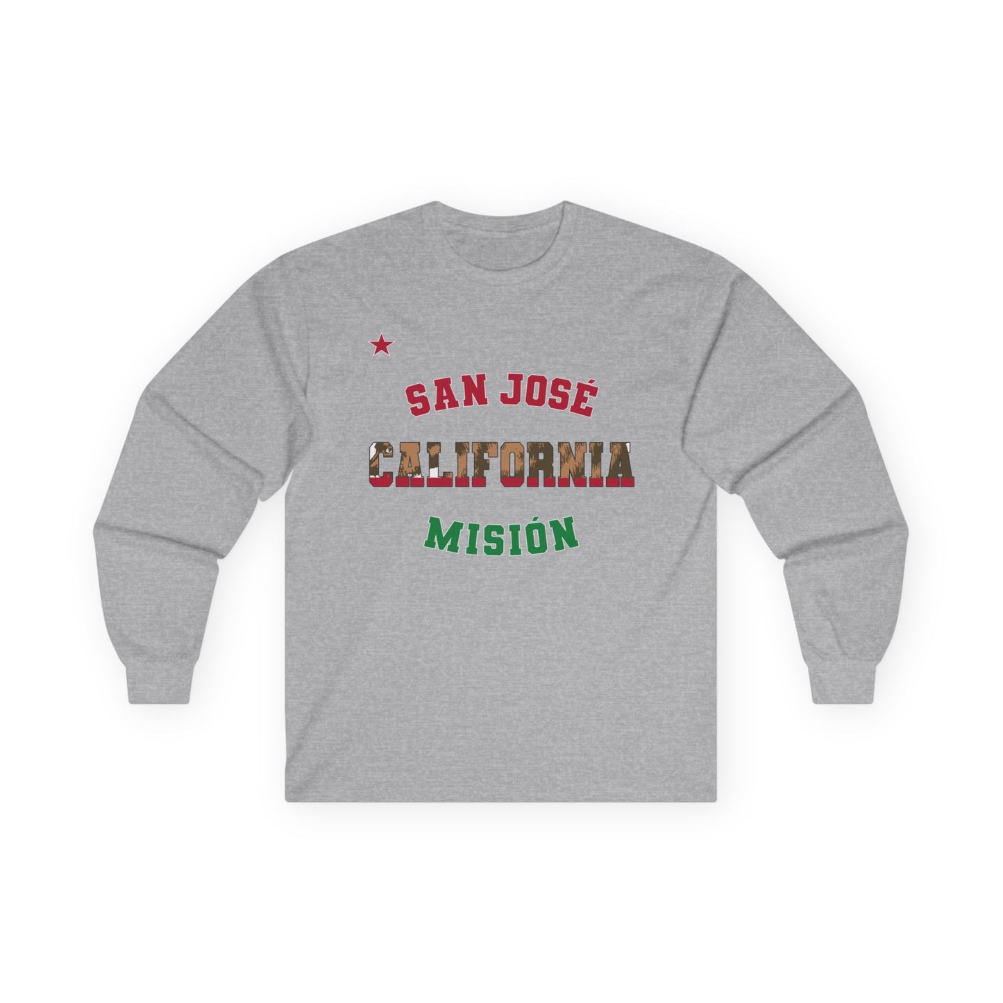 California San Jose Spanish - Unisex Long Sleeve Cotton Tee