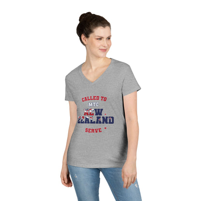 New Zealand MTC English - Ladies' V-Neck T-Shirt