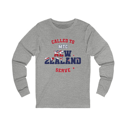 New Zealand MTC English - Unisex Long Sleeve Cotton Jersey