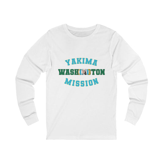 Washington Yakima English - Unisex Long Sleeve Cotton Jersey