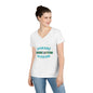 Washington Spokane English - Ladies' V-Neck T-Shirt