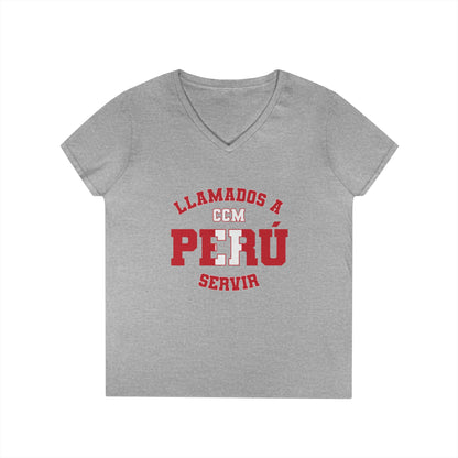 Peru MTC Spanish - Ladies' V-Neck T-Shirt