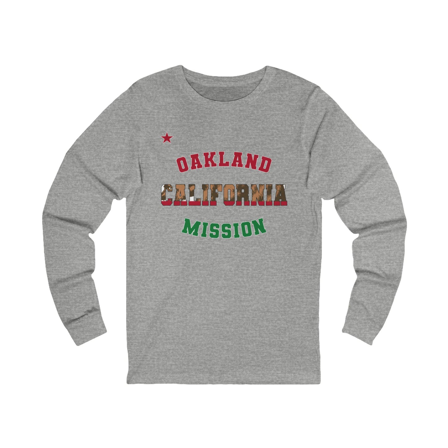 California Oakland English - Unisex Long Sleeve Cotton Jersey