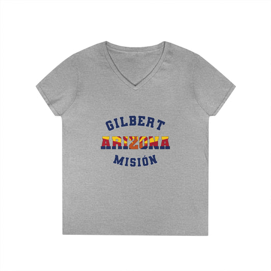 Arizona Gilbert Spanish - Ladies' V-Neck T-Shirt