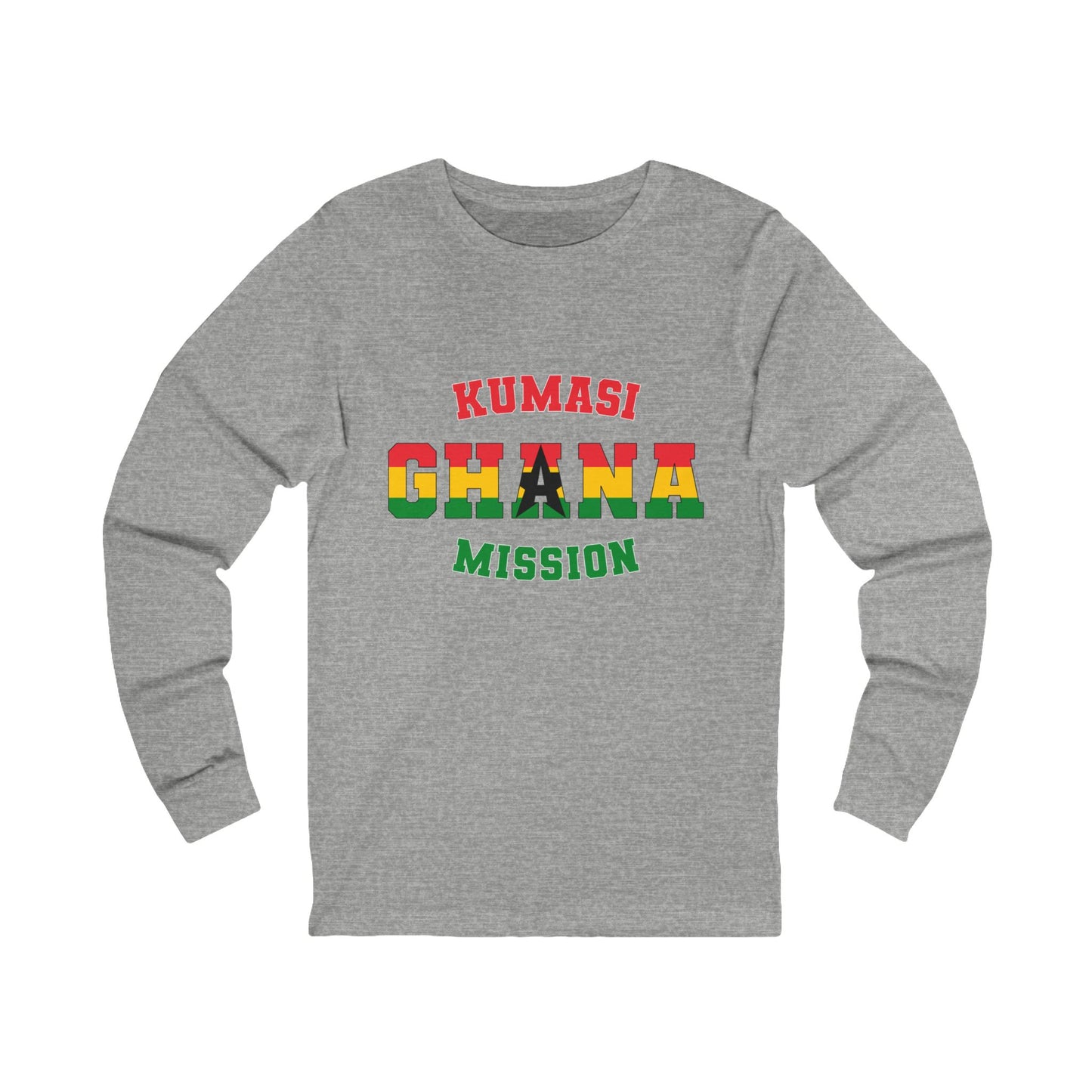 Ghana Kumasi English - Unisex Long Sleeve Cotton Jersey